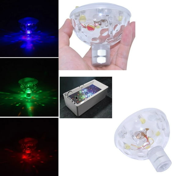 LNKOO Swimming Pool Light Floating Pool Lights with 7 Modes Ornament Bathtub Pond Dcor Underwater Waterproof Lighting Flashing Fountain Accessories Disco Pool Party Decorations