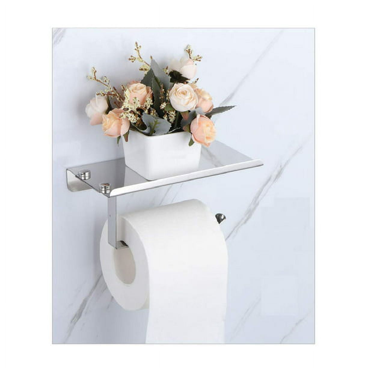 30cm large Self Adhesive Wall Mounted Stainless Steel Toilet Paper