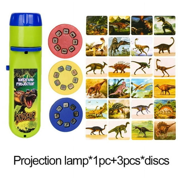 LNKOO Torch Projector Projection Lighting Story Torches Light Toy Slide Lamp Educational Learning Bedtime Night Light for Kids 3 4 5 6 Years Old (24 Images )