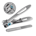 thumbnail image 1 of LNKOO Updated 2020 Version Nail Clippers for Men & Women, 15mm Wide Jaw Opening Stainless Steel Oversized Fingernail Clippers, Toenail Clippers for Thick, Nail Clippers Set with Metal Case, 1 of 7