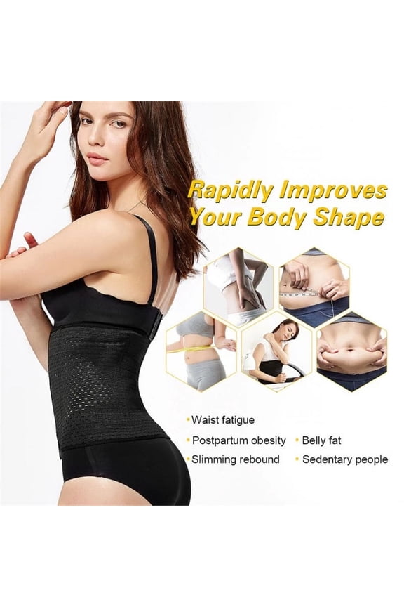 Waist Trainer for Women Weight Loss- Latex Cincher Shaper Slimmer Corset Belt-Womens Waist Trainer for Weight Loss Latex Steel Boned Corset Cincher Shaper