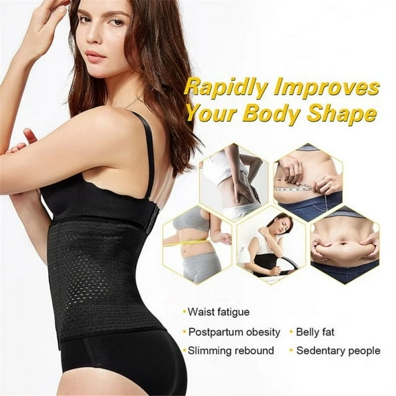 LNKOO Waist Trainer for Women Weight Loss- Latex Cincher Shaper Slimmer Corset Belt-Womens Waist Trainer for Weight Loss Latex Steel Boned Corset Cincher Shaper