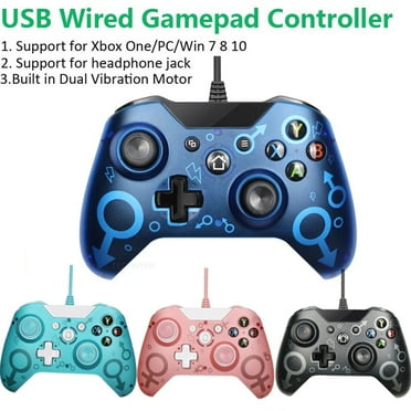LNKOO Wired Controller for Xbox One, High Performance USB Gamepad Remote Joystick Controller with Dual Vibration and Audio Jack for Xbox One/X/S and PC Windows 7/8/10