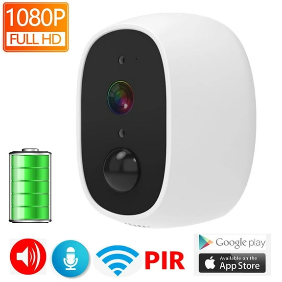 LNKOO Wireless Camera Outdoor, 1080P WiFi Battery Security Cameras, Cordless Home Indoor IP Camera with Rechargeable Battery, Two-way Audio, Motion Detection