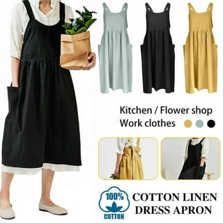 outfmvch kitchen gadgets apron women cotton linen cross back apron