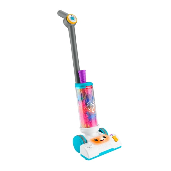 Fisher-Price Laugh & Learn 2-in-1 Vacuum Toddler Electronic Learning Toy with Lights & Music