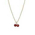 thumbnail image 1 of LNM0QLPDBS Gifts for Women The 925 Silver Red Cherry Necklace Simple Compact and Versatile Necklace Enamel Pendant Necklaces for Women Trendy, 1 of 9