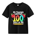 thumbnail image 1 of LNMQLPDBS 100th Day of School Shirt Cute Colorful Numbers Printed Crew Neck Short Sleeve Tops Celebration for Girls and Boys Kids Graphic Tees, 1 of 1