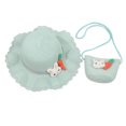 thumbnail image 1 of LNMQLPDBS 2pcs Summer Hat Bag Set Bunny Doll Straw Sun Hat & Rabbit Shoulder Bag for Kids Activities Outdor Easter Hats for Girls Summer-Outdoor Sunshade Hat Beach Hat for Holiday, 1 of 2