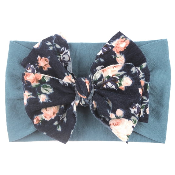 LNMQLPDBS Baby Girl Bows Cute Toddler Girls Elastic Soft Headwraps Infant Floral Print Knot Bow Headband Stretchy Stylish Turban for Newborn Kids