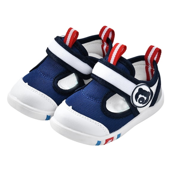LNMQLPDBS Baby Girls Boys Sandals Summer Outdoor Sneakers Non-Slip Lightweight Beach Water Shoes with Mesh Toddler First Walkers Anti Kick Breathable Wear Sandals for Unisex Baby Walking Flat Shoes