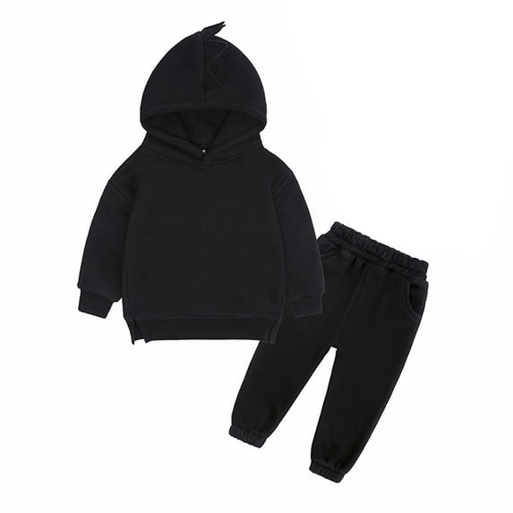 LNMQLPDBS Baby Girls Hoodie Set Toddler Kids 3D Pullover Top and Cute Jogger Pants Teen Girl Casual 2 Piece Outfit with Side Pockets for School Playground Daily Wear
