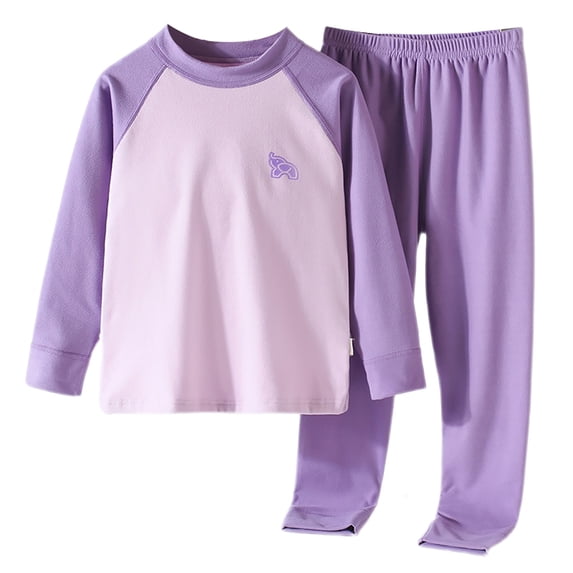 LNMQLPDBS Baby Girls Raglan Sleeve Lounge Set Toddler Color Block Long Sleeve Top and Soft Stretch Pants Teen Casual Two Piece Outfit for School Holiday Daily Wear