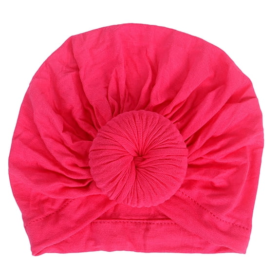 LNMQLPDBS Baby Hats Newborn Girls Turban Hats Bow Infant Beanie Breathable Toddler Cap for Baby Girls Top Knot Head Wrap Kids Hat Big Hair Bow