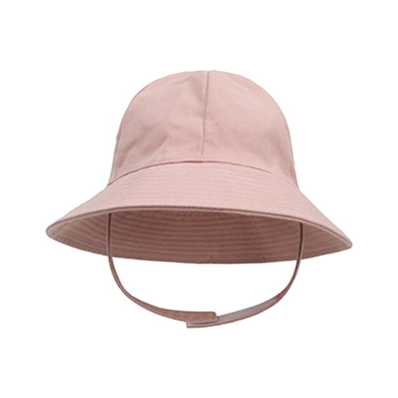 LNMQLPDBS Baby Sun Protection Hats Solid Color Foldable Wide Brim Kids Baby Toddlers Sun Hat with Chin Strap Summer Outdoor Boys Girls Zoo Beach Bucket Hat Shade Hat for Swim Safari Play