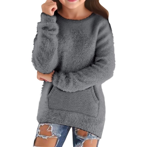 LNMQLPDBS Baby Tees Y2k Tops for Teens Trendy Girls Tops Size 8 Tie Dye Shirt Long Sleeve Uniform Shirts for Girls White Undershirt 18 Months Girl, Dark Gray 11-12 Years