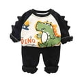 thumbnail image 1 of LNMQLPDBS Ballerina Outfit 4t Boys Sweatsuit Sets Baby Girl Onesies 3-6 Months Newborn Long Sleeve Onesies Girl Boy 18 Month Clothes Christmas Gifts, Black 12-18 Months, 1 of 9