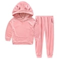 thumbnail image 1 of LNMQLPDBS Boy and Girl Twin Outfits Onesies for Baby Girl Sweat Sets for Boys Sweatsuits Size 8-10 Girls Clothes Age 6-8 Girls Size 18/20 Clothes, Pink 4-5 Years, 1 of 8