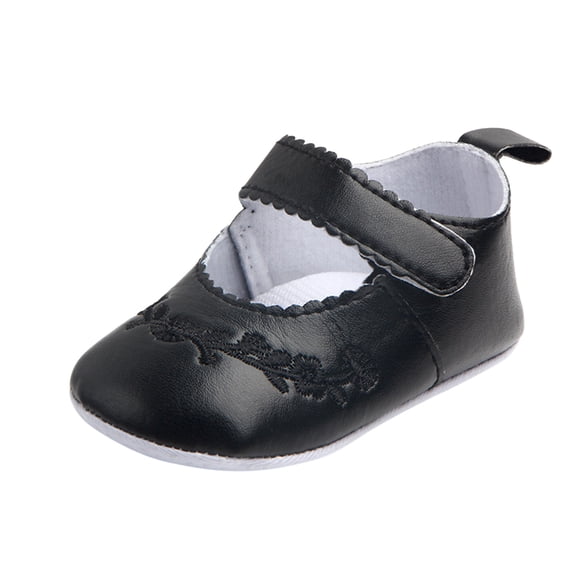 LNMQLPDBS Boys Shoes Size 1 Girl Shoes 1 Year Old Shoes Newborn Boy Shoes for Little Girls Baby Boy 18-24 Months Crib Shoes Boys Warm Toddler Shoes, Black 6-9 Months