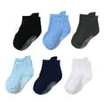 thumbnail image 1 of LNMQLPDBS Boys Socks 6 Packs Solid Color Breathable Floor Socks for Toddler Girls Baby Boy Gift Boys Anti-Skid Ankle Socks Soft Non-Slip Grips Shorty Socks Toddler Athletic Socks, 1 of 6