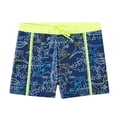 thumbnail image 1 of LNMQLPDBS Boys Swim Trunks Cartoon Dinosaur Printed Quick Dry Elastic Swim Shorts with Waist Tie Rope Toddler Rash Guard Boy Summer Beach Swimwear Kids Hot Spring Swimsuit Navy 11-12 Years, 1 of 7