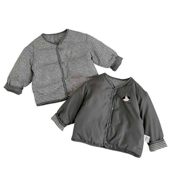 LNMQLPDBS Childrens Coats Clearance Shirt for Girls Boys Button Down Christmas Shirt Long Sleeve Shirts 2t Infant Winter Clothes Baby Girl Clothes 18, 3-4 Years