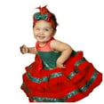 thumbnail image 1 of LNMQLPDBS Christmas Dress 4t Girl Christmas Girls Dress Christmas Toddler 4t Satin Slip Dress Snowman Dress Girls Newborn Girl Thanksgiving Outfit, Pink 6-12 Months, 1 of 5