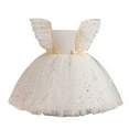 thumbnail image 1 of LNMQLPDBS Christmas Dresses for Girls 5t Little Girls Christmas Infant Girl Christmas Dress Tight Dress Wedding Guest Dresses Infant Outfit Baby, Pink 4-5 Years, 1 of 6