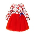 thumbnail image 1 of LNMQLPDBS Christmas Tree Dress Girls Tube Dress Christmas Outfits Size 7/8 12 Months Boys Clothes for 11 Year Old Girls Baby Girl Newborn Clothes, Red 5 Years, 1 of 6