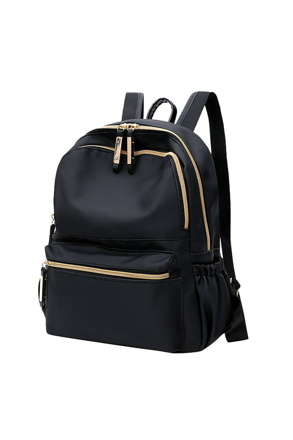 Computer Backpack Womens Work Backpack Slim Laptop Backpack Black Backpack for School Underseat Backpack Cargo Backpack Plain Black, Black