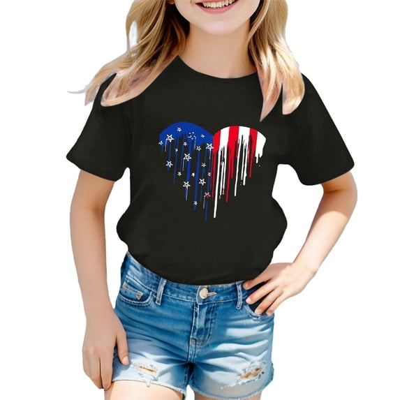 LNMQLPDBS Cute Tops for Teen Girls Yellow Tshirt Girls Tops Size 12-14 Camisa De Vestir Para Niño Kids Undershirts Clothes for Teens Newborn Baby, Black 10-11 Years