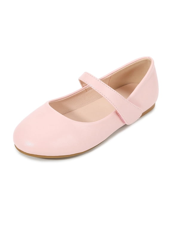 Girls Dress Shoes Mary Jane Ballet Flats Little Big Kids Flower Girl Low Heel Slip On Flats Back to School Wedding Party Shoes Niñas Vestido Zapatos