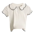 thumbnail image 1 of LNMQLPDBS Girls Graphic Tees Baby Tees Cherry Top Girls Undershirts Easter Tee Shirts 2t Clothes 5 Year Old Girl Clothes 18-24 Month Girl, White 6-12 Months, 1 of 4