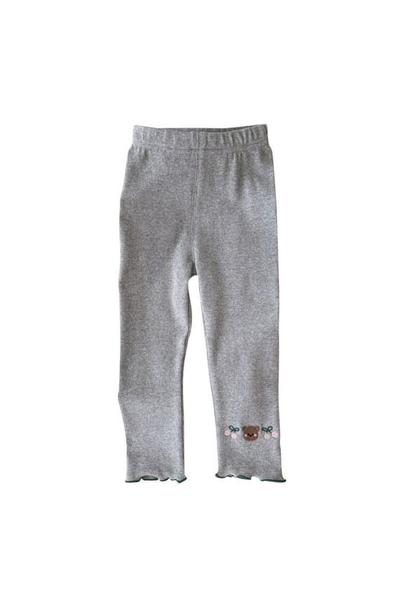 Girls Leggings Size 6 Girls Cream Tights Girls Leggings Spring Autumn Childrens Casual Nine Point Pants Stretchy Cotton Comfy Playwear Ankle Length Bottoms Pantalones Para Ni?os