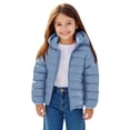 thumbnail image 1 of LNMQLPDBS Girls Lightweight Packable Puffer Jacket Hooded Windproof Warm Winter Quilted Down Alternative Outerwear Coat for Casual Daily Outdoor Wear, 1 of 1