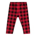 thumbnail image 1 of LNMQLPDBS Girls Red Leggings Toddler Boys Newborn Tights 0-3 Months Girls Flare Leg Elastic Waist Christmas Plaid Simple Trousers Pants Casual Holiday Kids Fashion Bottoms Baby Girls Clothes 12-18, 1 of 2
