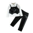 thumbnail image 1 of LNMQLPDBS Girls Size 14-16 Outfit Sets 2t Boys Clothes Sets Ballet Leotards for Toddler Girls 2 Piece Sets Boys Infant Clothes for 8 Year Old Girls, Black 2-3 Years, 1 of 9