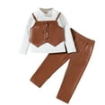thumbnail image 1 of LNMQLPDBS Girls Size 14-16 Outfit Sets 2t Boys Clothes Sets Ballet Leotards for Toddler Girls 2 Piece Sets Boys Infant Clothes for 8 Year Old Girls, Brown 6-7 Years, 1 of 9