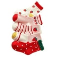 thumbnail image 1 of LNMQLPDBS Girls Socks 5 Packs Striped Color Block and Cute Strawberry Breathable Floor Socks with Ruffle Trim Baby Shower Gifts for Girls Soft Non-Slip Shorty Socks Toddler Athletic Socks, 1 of 7