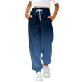 thumbnail image 1 of LNMQLPDBS Girls Sweat Pants Size 14-16 Grey Sweatpants Girls 10-12 Youth Cargo Pants 3t Girls Clothes Girls Size 7 Clothes Girl Clothes 5t Baby Gift, Dark Blue 11-12 Years, 1 of 5