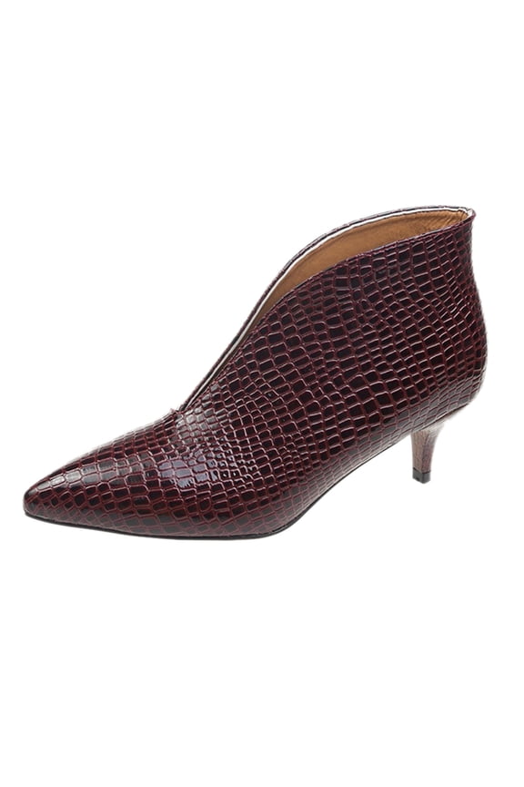 High Heel Sandals for Women Fashion Short Women's Boots Stilettos Breathable Retro Shoes Zipper Women's Boots