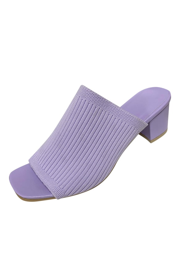 High Heels for Women Solid Color Fashion High Mesh Ladies Heel Sandals Shoes Sandals Heel Casual Women's High Heels