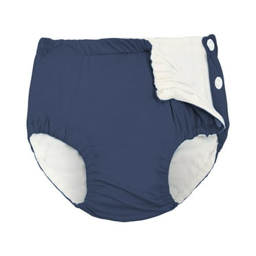 LNMQLPDBS Infant Swimsuit Boy Reusable Swim Diapers Solid Color Washable Snap Baby Swim Diaper Unisex Infant Toddler Swimming Diapers Swimsuit for Baby Girls Boys Swim Briefs