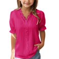 thumbnail image 1 of LNMQLPDBS Junior Tops Teen Girl Casual Tshirts Graphic Tees for Girls 10-12 Red T Shirt Easter Shirts for Tween Clothes Girl Clothes Size 7-8 6-12 Month Girl, 1 of 9