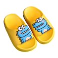 thumbnail image 1 of LNMQLPDBS Kid Slippers Cartoon Dinosaur Pattern Children Bathroom Slipper Sandals Non-Slip Lightweight Beach Slippers Baby Boys Girls Shoes 12-18 Months Toddler Swim Shoes Yellow 26, 1 of 8