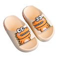 thumbnail image 1 of LNMQLPDBS Kid Slippers Cartoon Dinosaur Pattern Children Bathroom Slipper Sandals Non-Slip Lightweight Beach Slippers Baby Boys Girls Shoes 12-18 Months Toddler Swim Shoes White 26, 1 of 8