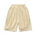 thumbnail image 1 of LNMQLPDBS Knit Shorts Mesh Shorts Clothes for Teen Girls 3t Clothes Girls Black Dance Shorts Volleyball Shorts Girls 10-12 Short Biker Shorts, Khaki 3-4 Years, 1 of 7
