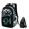 thumbnail image 1 of LNMQLPDBS Men's Backpack Junior High School Student Backpack Backpack Computer Bag Load Reducing And Wear, 1 of 3