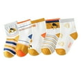 thumbnail image 1 of LNMQLPDBS Newborn Socks Unisex Baby Crew Socks 5 Packs Soft Non-Slip Shorty Socks Plaid Color Block Cartoon Letters Striped Breathable Floor Socks Baby Boy Gifts for Baby Shower AF 9-13 Years, 1 of 9