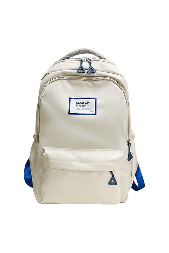 Quilted Backpack for Women Small Travel Backpack Anti Theft Backpack Gym Backpack Backpacks School Extra Large Backpack Cruise Backpack, White
